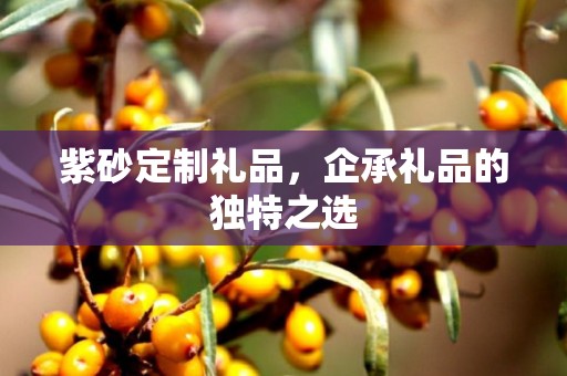 紫砂定制礼品，企承礼品的独特之选